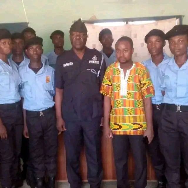 Mr. Kutor handing over CPAs to Ghana Police Service